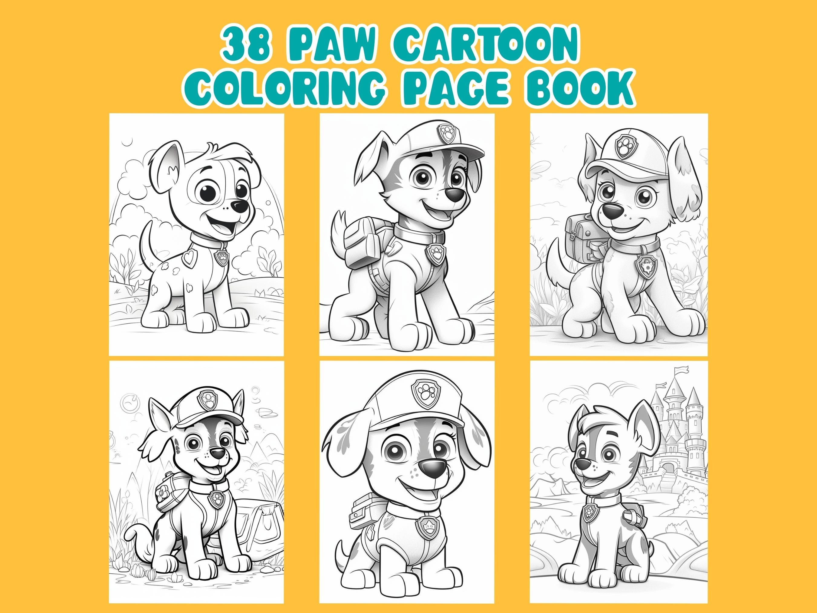 Paw patrol coloring book