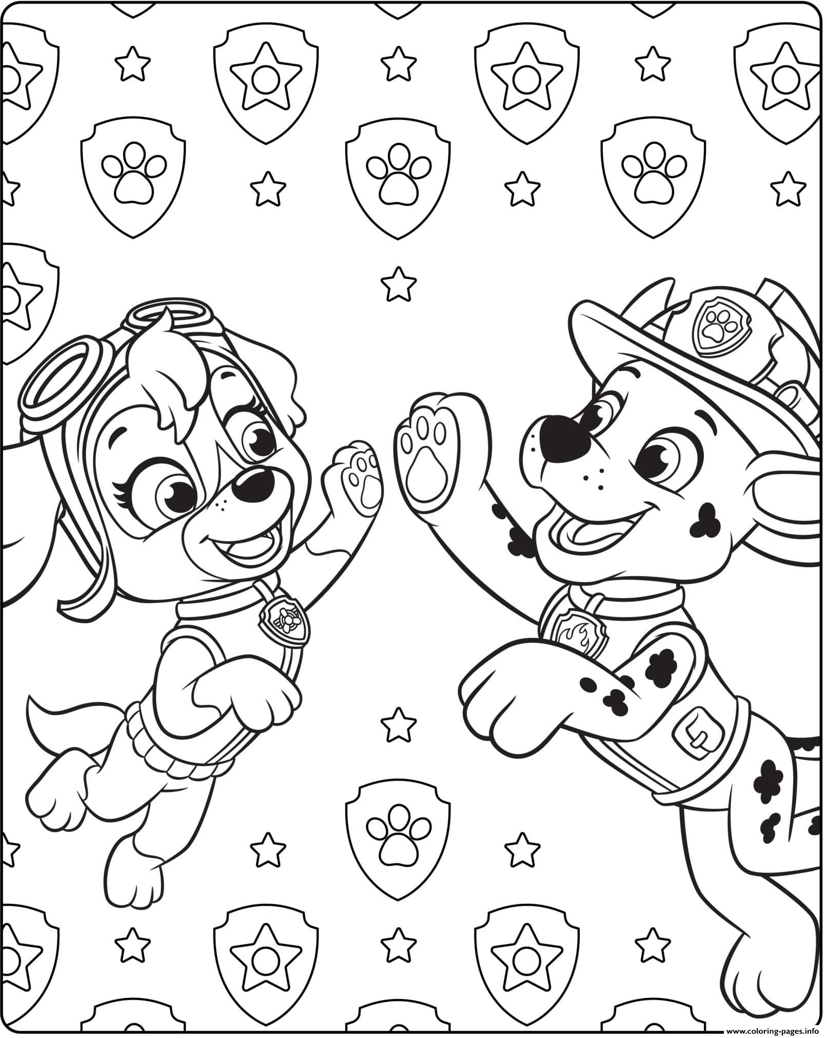 Paw patrol ultimate rescue skye marshall coloring page printable paw patrol coloring pages disney coloring pages paw patrol coloring