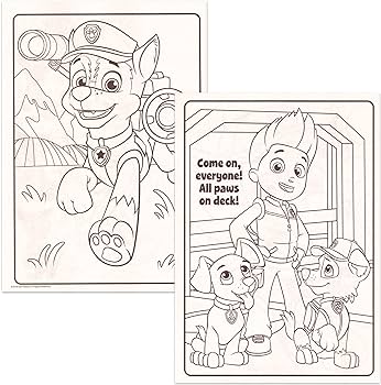 Paw patrol coloring and activity book set coloring books bundle with bonus stickers toys games