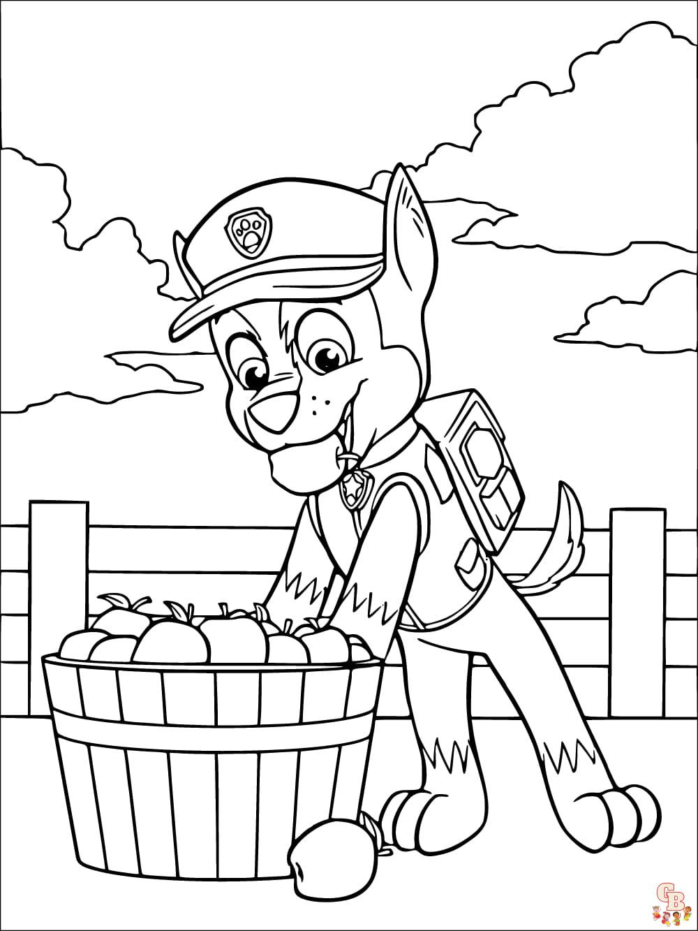 Discover the best free paw patrol coloring pages printable