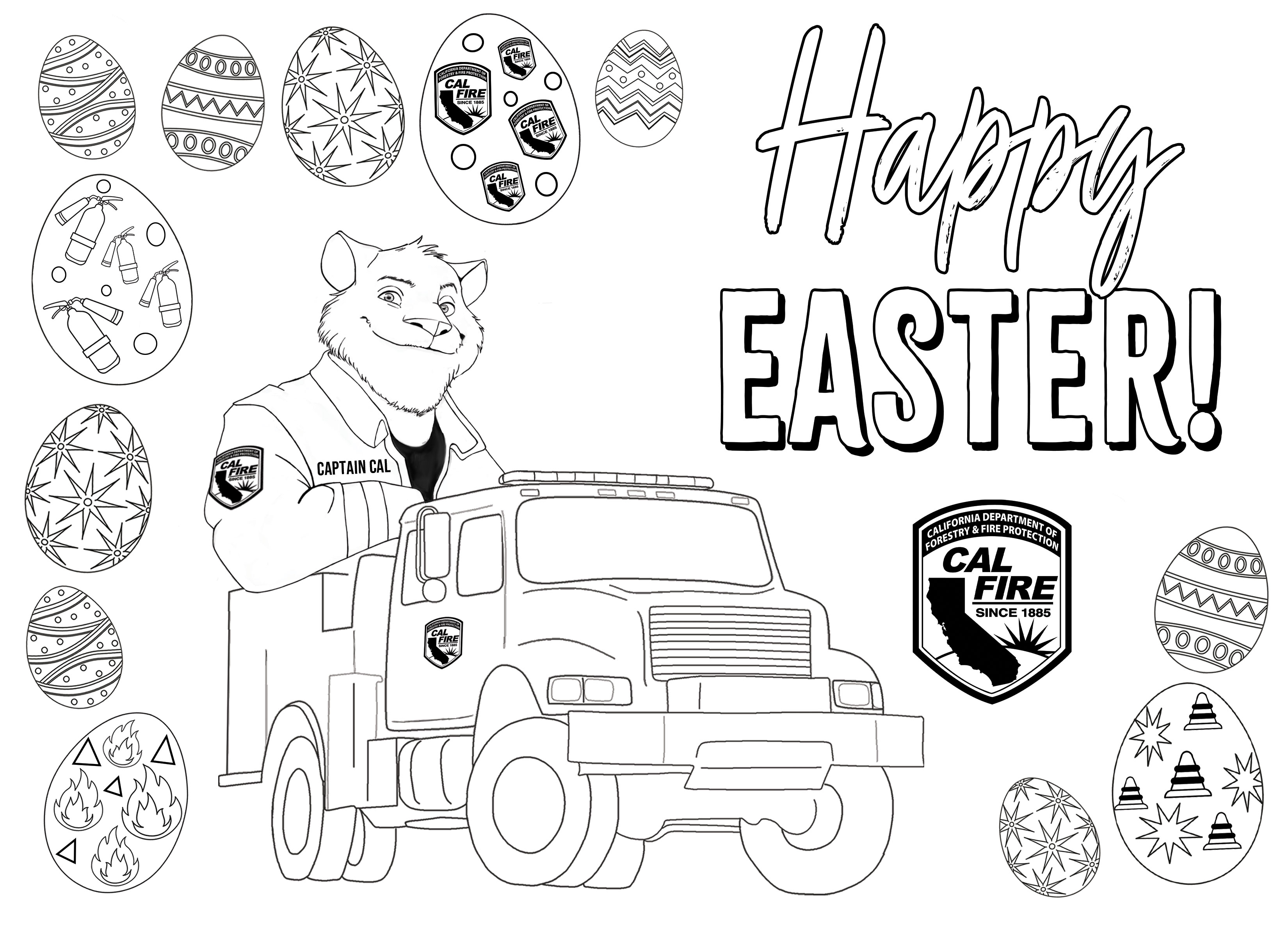 Cal fire on x spring break is in full swing easter is around the corner ðð