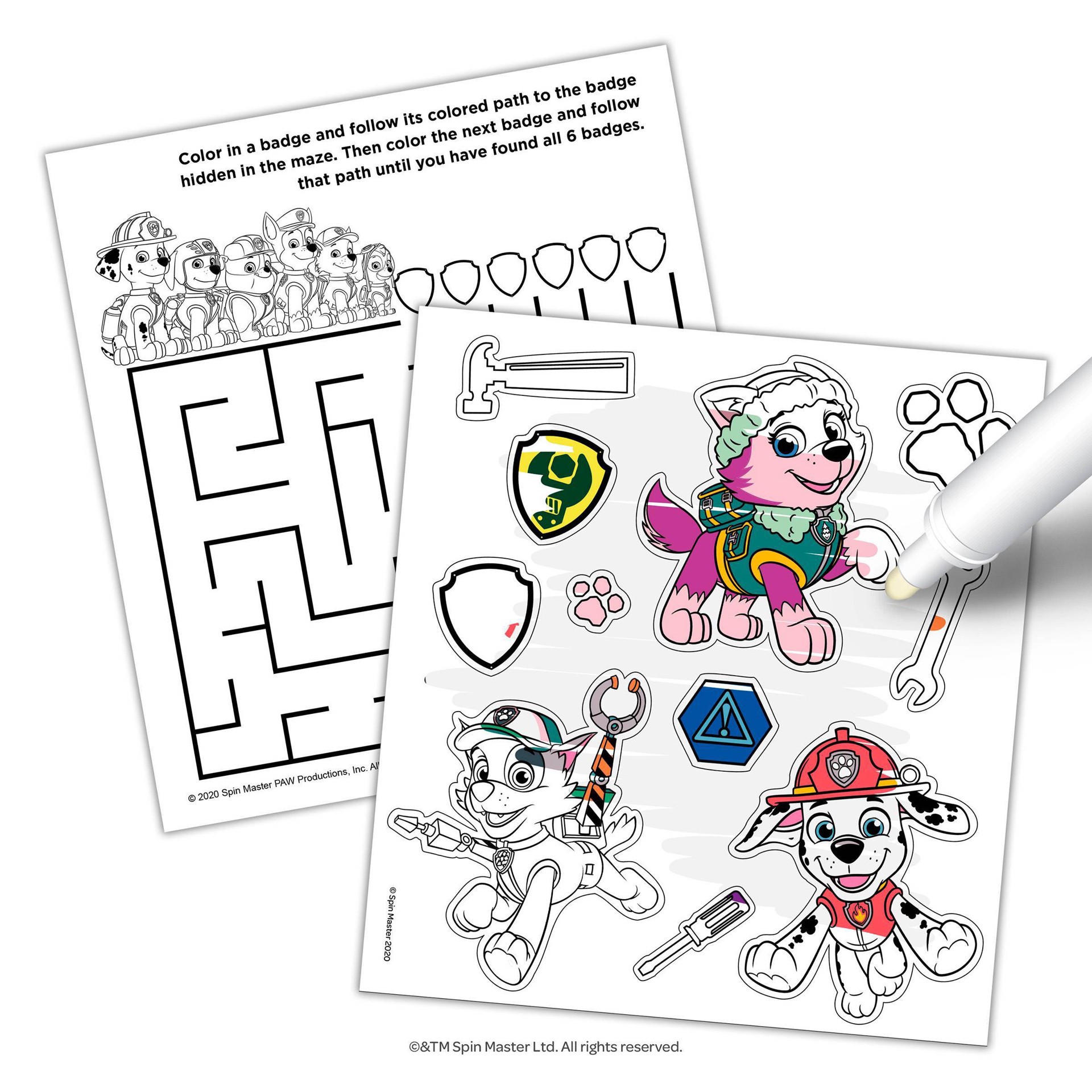 Nickelodeon paw patrol easter imagine ink sticker book ct