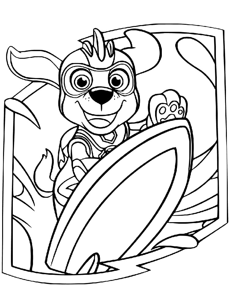 Paw patrol coloring pages