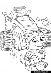 Paw patrol coloring pages