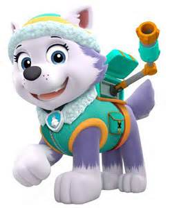 Paw patrol everest coloring pages