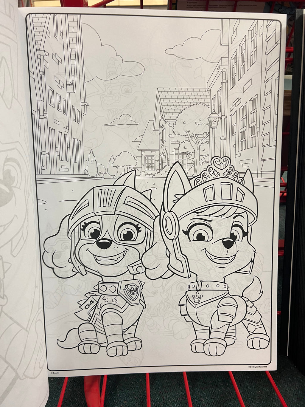 Crayola paw patrol giant colouring pages