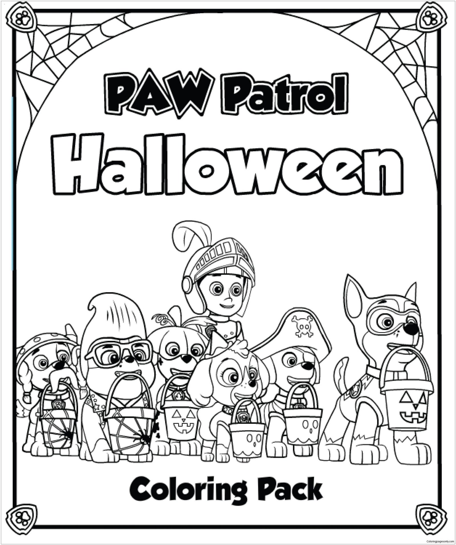 Rubble paw patrol coloring pages printable for free download