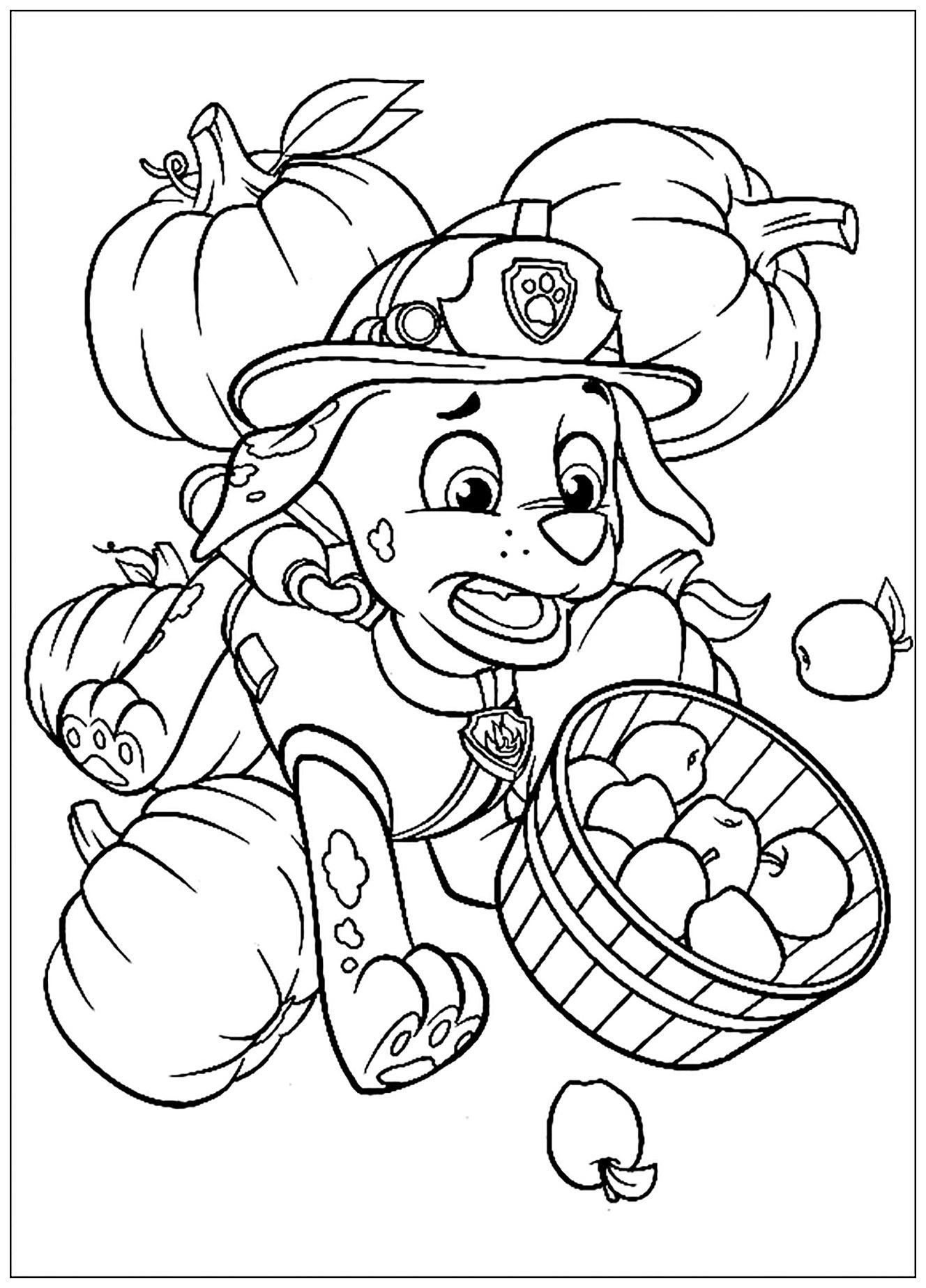 Free patrol coloring pages to color