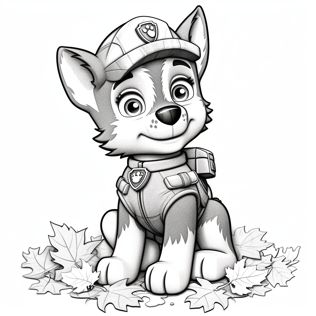 Free printable paw patrol coloring pages