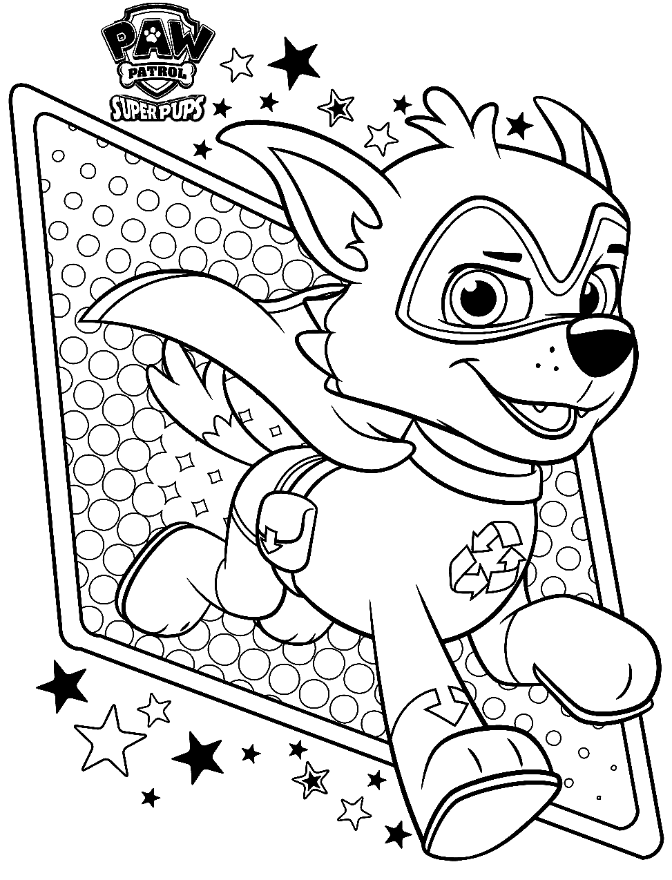 Rocky paw patrol coloring pages printable for free download