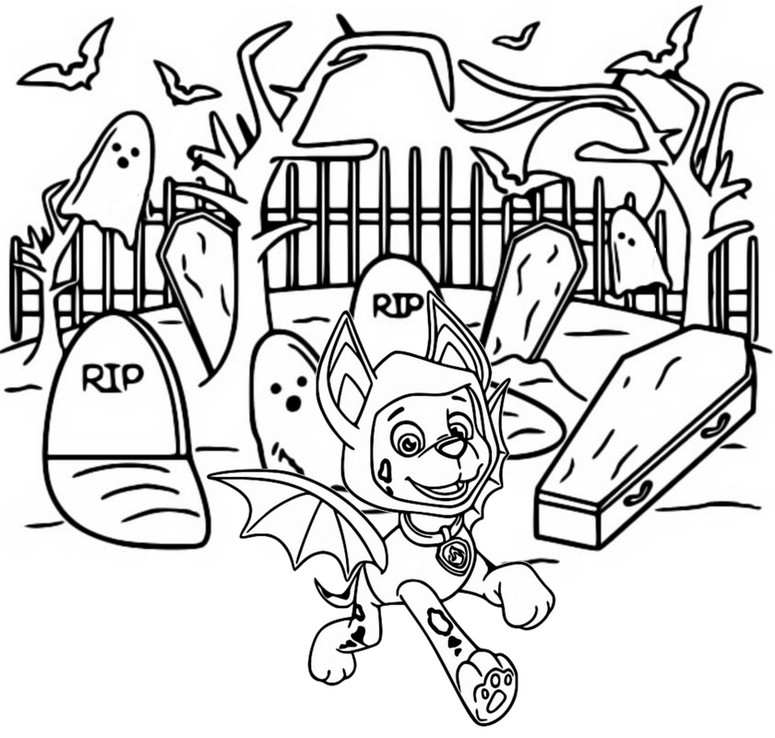 Coloring pages paw patrol