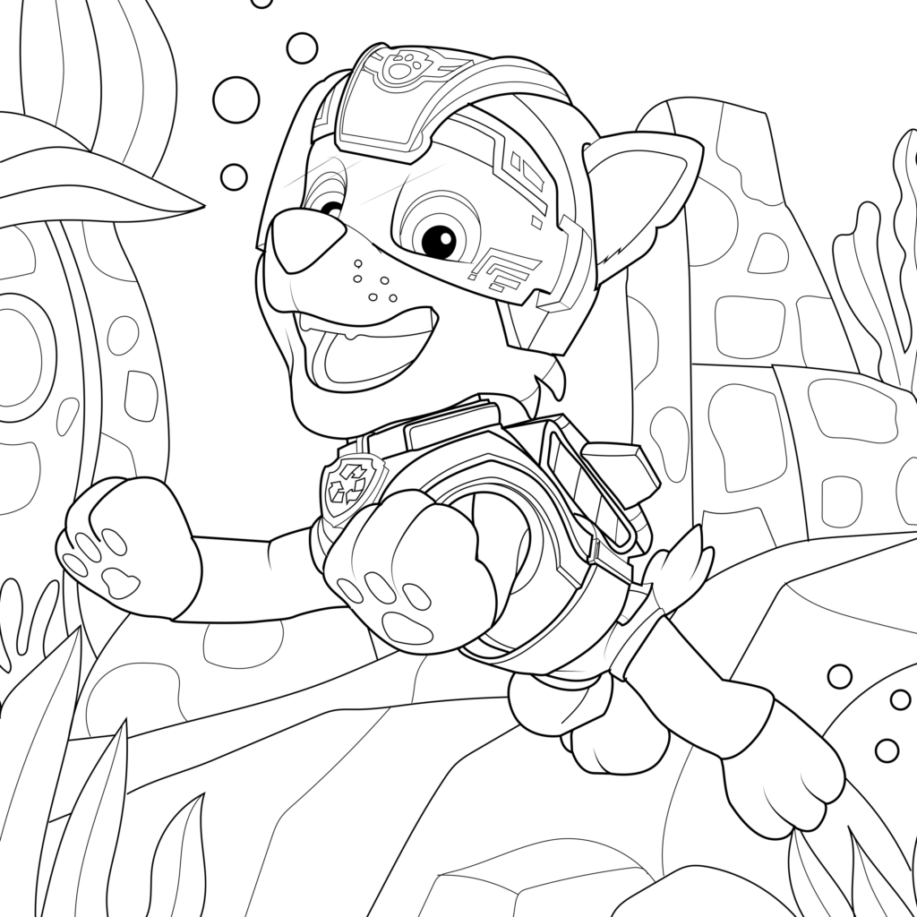 Free printable paw patrol coloring pages