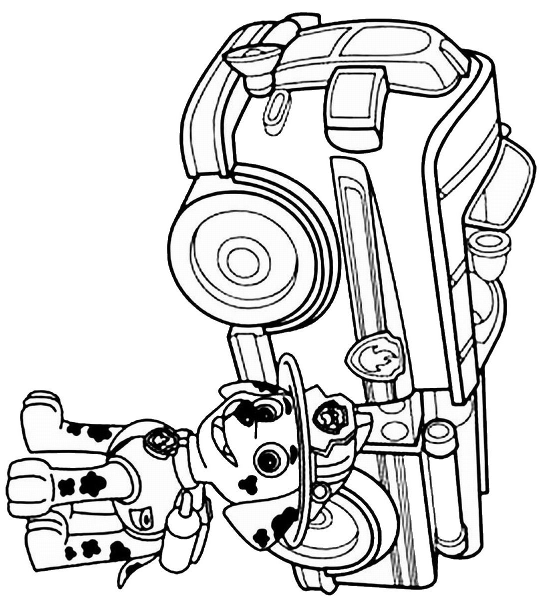 Creative coloring pages for paw patrol fans