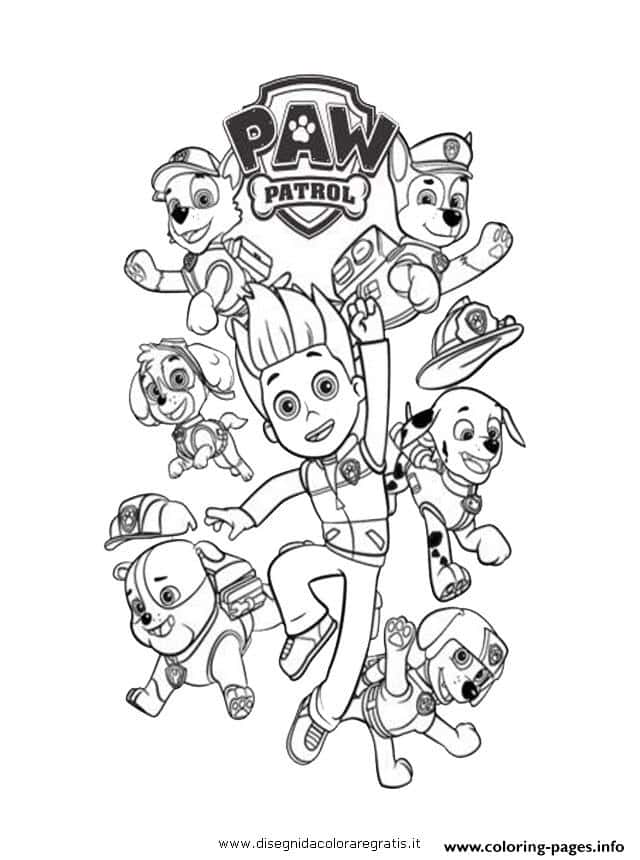 Cute paw patrol skye coloring pages free