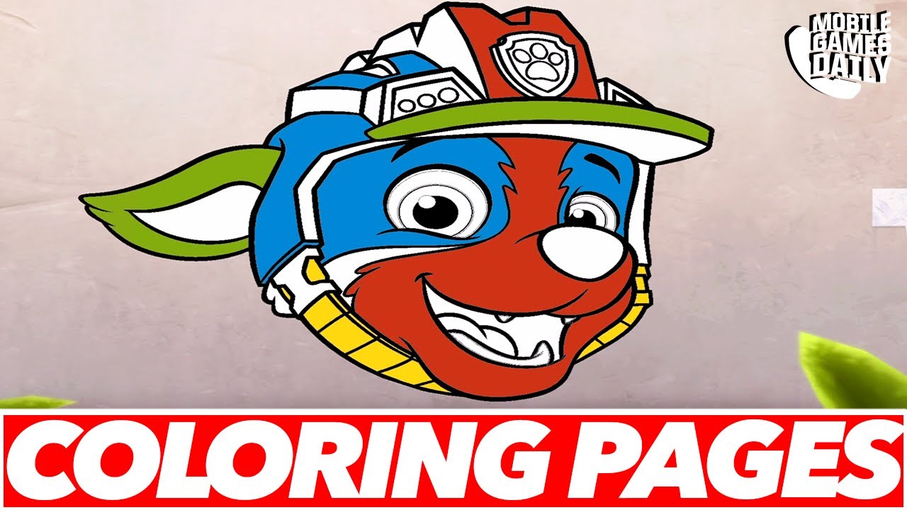 Paw patrol coloring pages