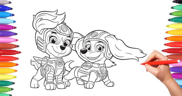 Download free paw patrol activity sheets