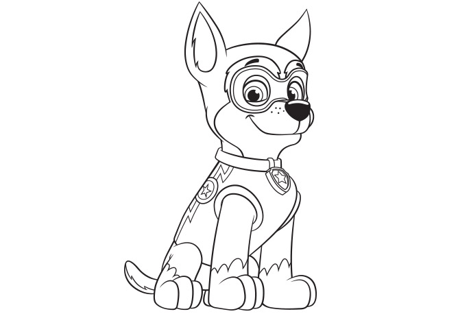 Paw patrol halloween coloring pages