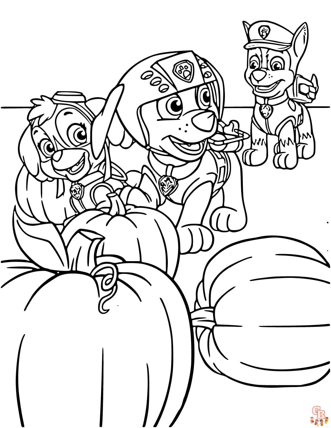 Discover the best free paw patrol coloring pages printable