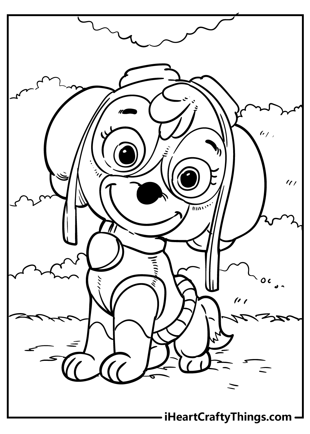 Paw patrol coloring pages free printables