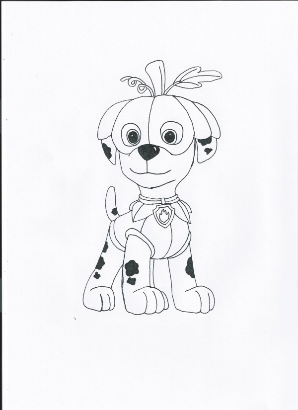 Paw patrol halloween marshall by pawpatrolfan on