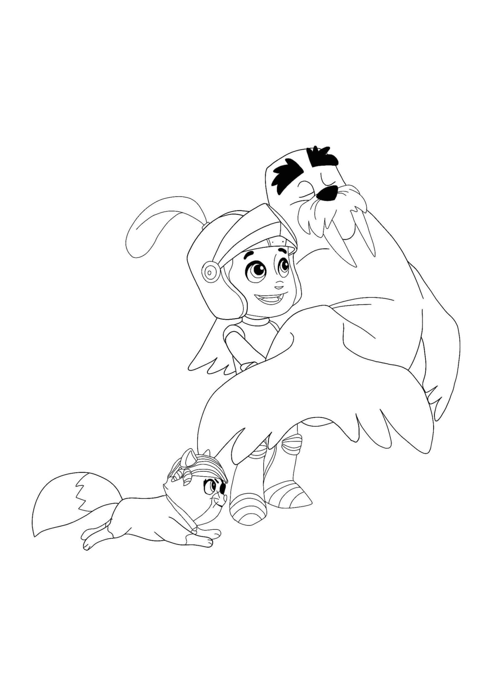 Paw patrol halloween coloring pages