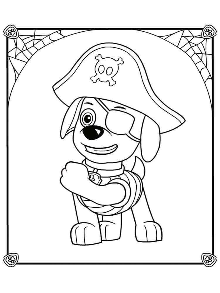 Paw patrol coloring pages