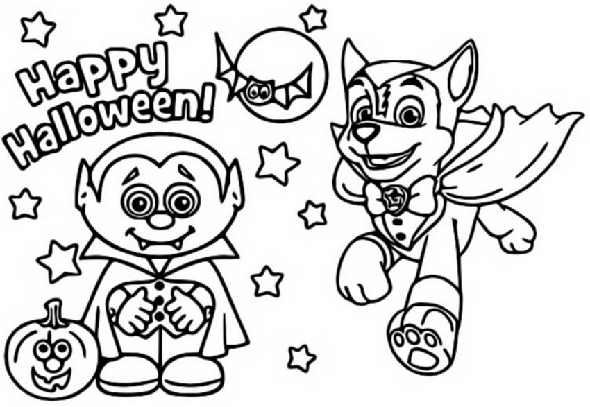 Coloring pages paw patrol