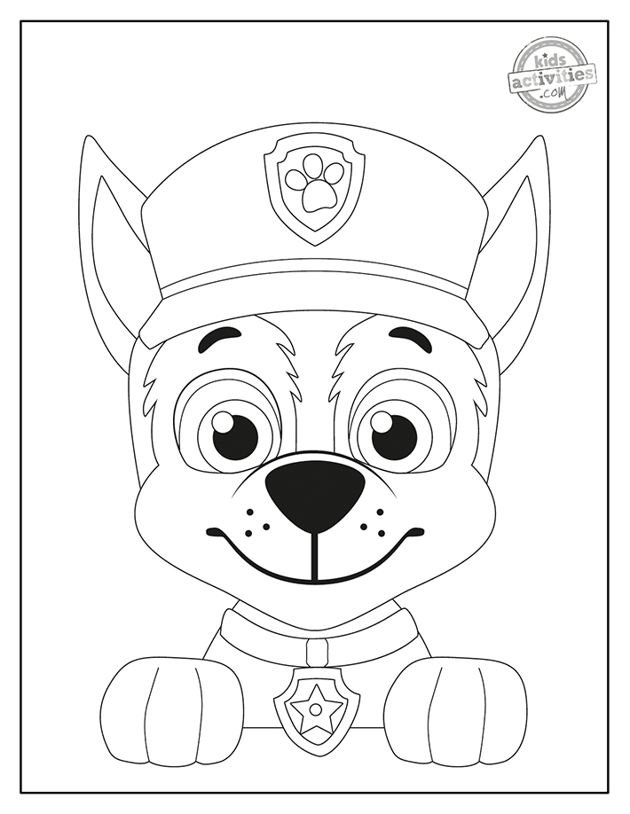 Free printable paw patrol coloring pages kids activities blog