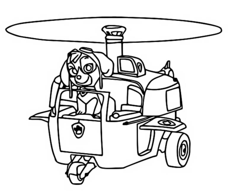 Coloring pages paw patrol