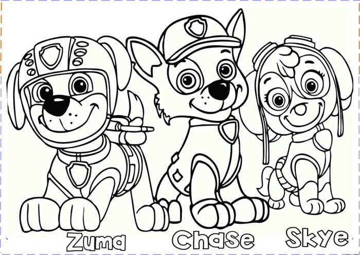 Paw patrol loring pages pdf to print