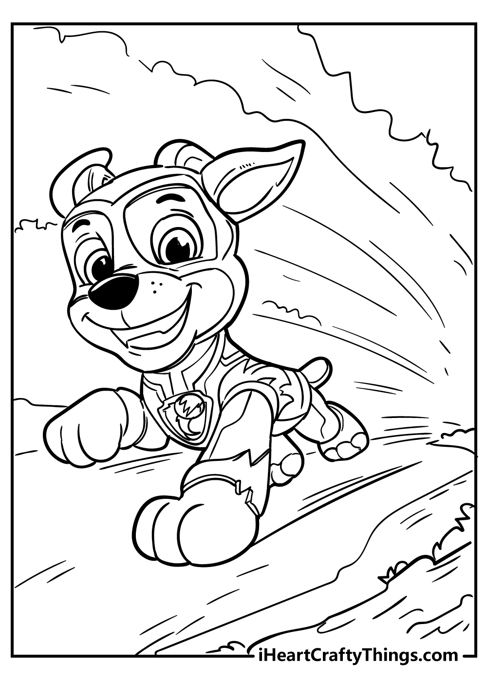 Paw patrol coloring pages free printables