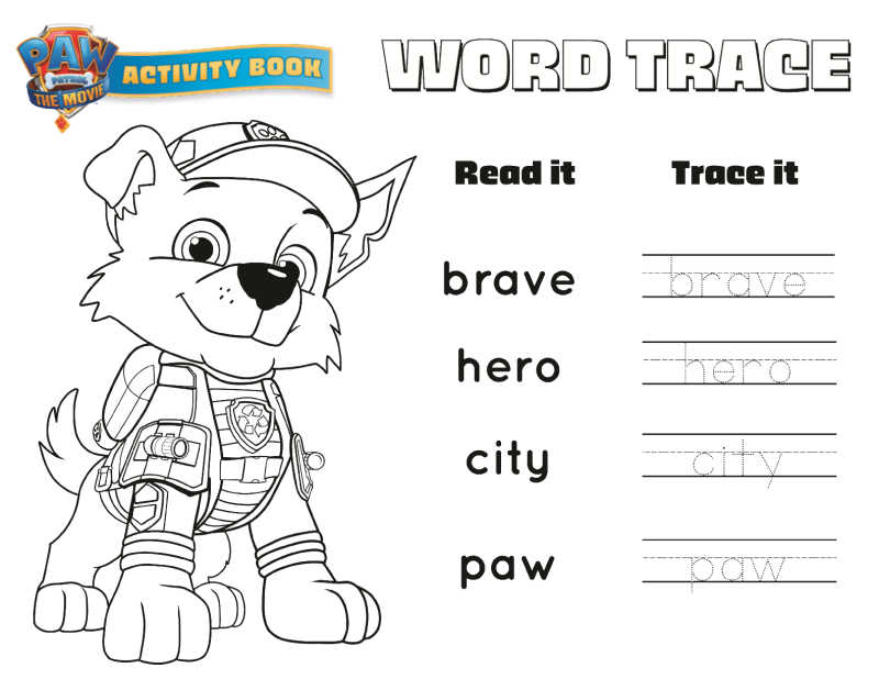 Free paw patrol printables for your kids