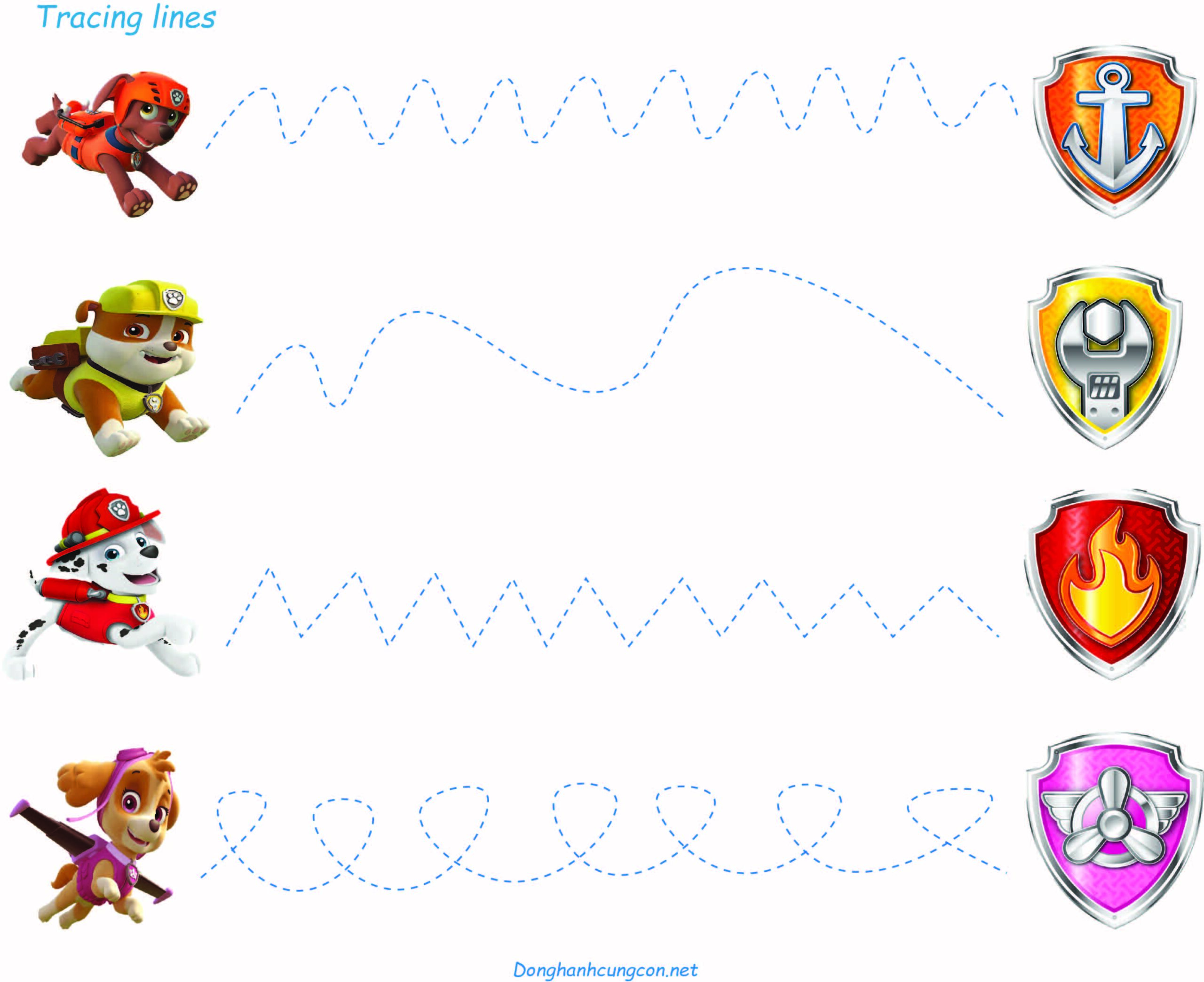 Preschool paw patrol activities