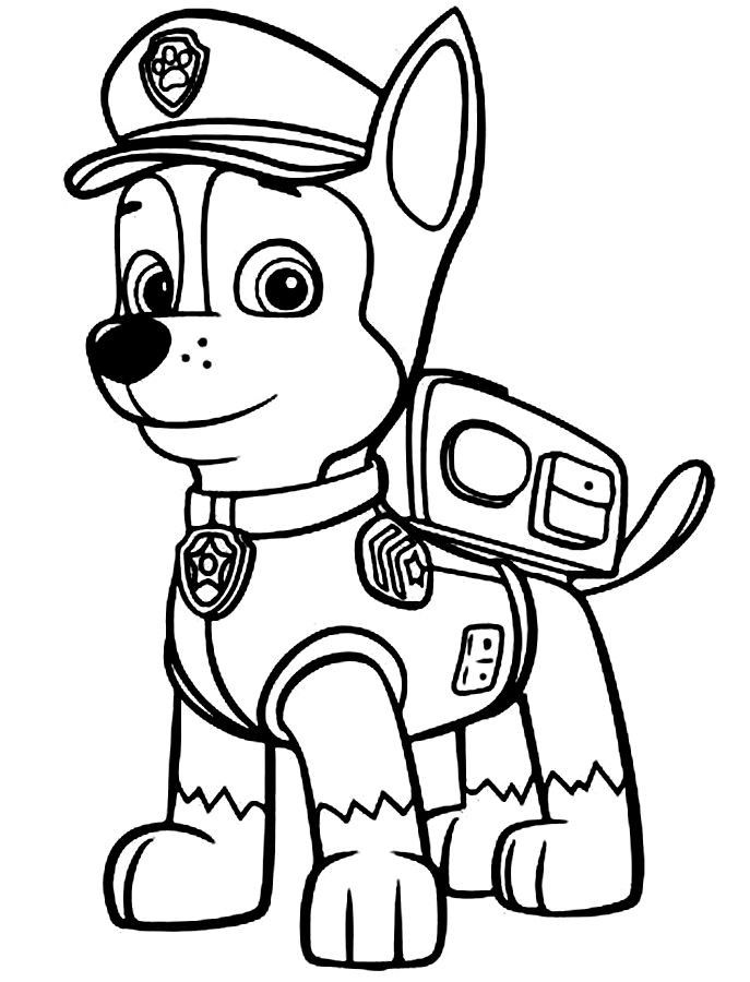 Paw patrol coloring pages