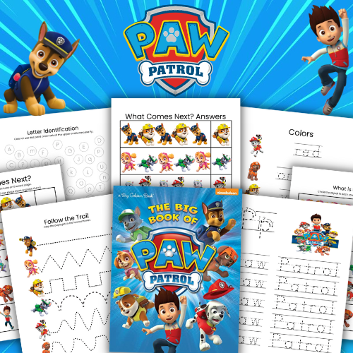 Paw patrol printable activity pack for kids