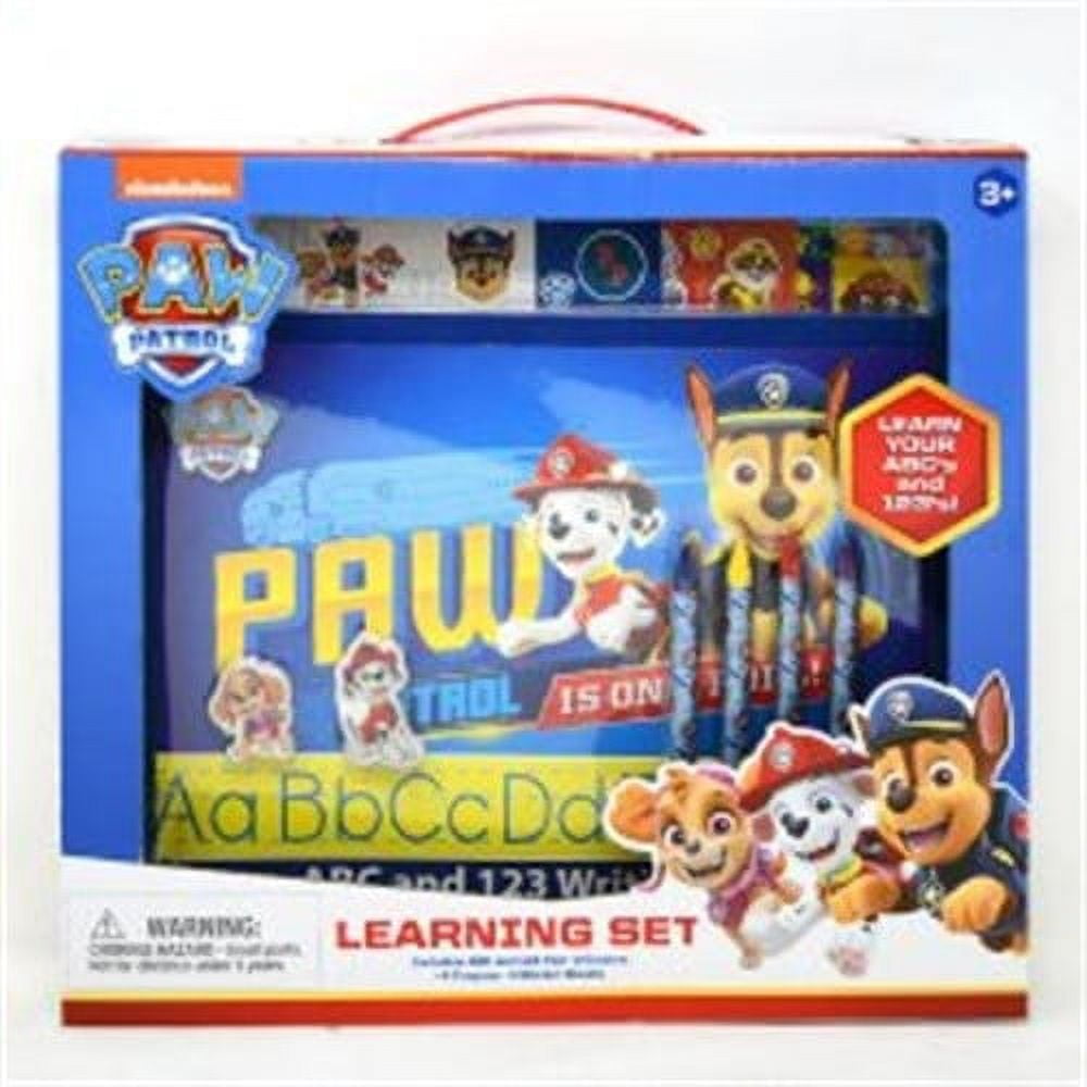 Paw patrol learning set in box