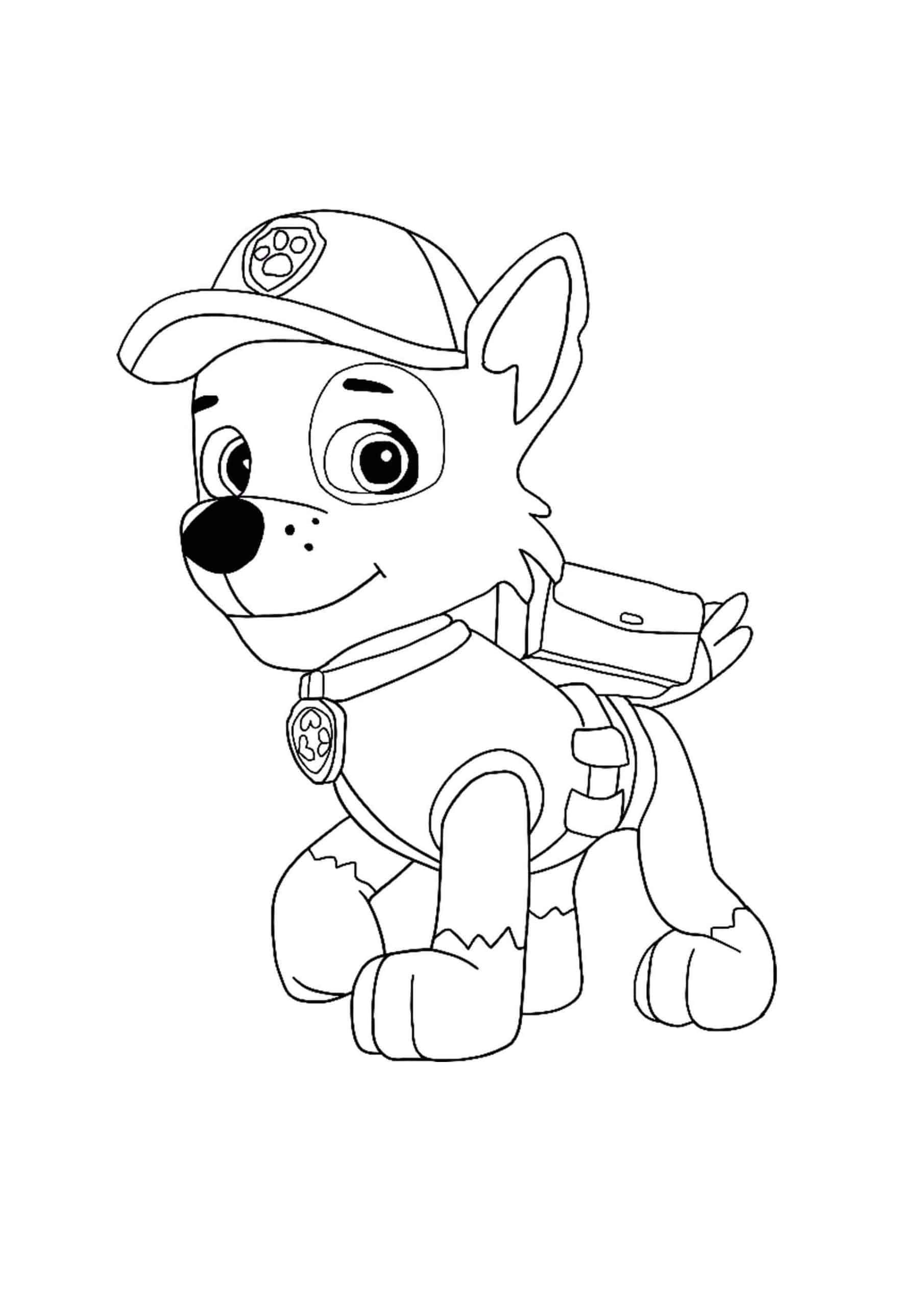 Paw patrol rocky coloring page paw patrol coloring paw patrol rocky paw patrol coloring pages