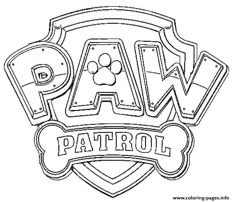 Print paw patrol logo coloring pages disegni da colorare disegno di leone fai da te e hobby