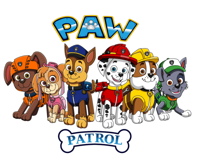 Paw patrol coloring pages print and color