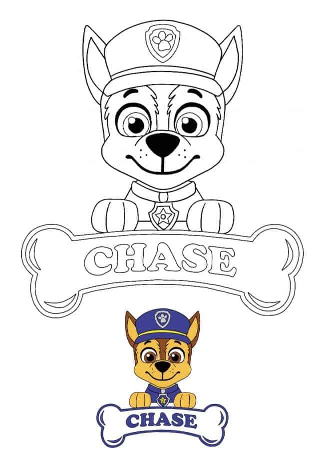 Paw patrol coloring pages