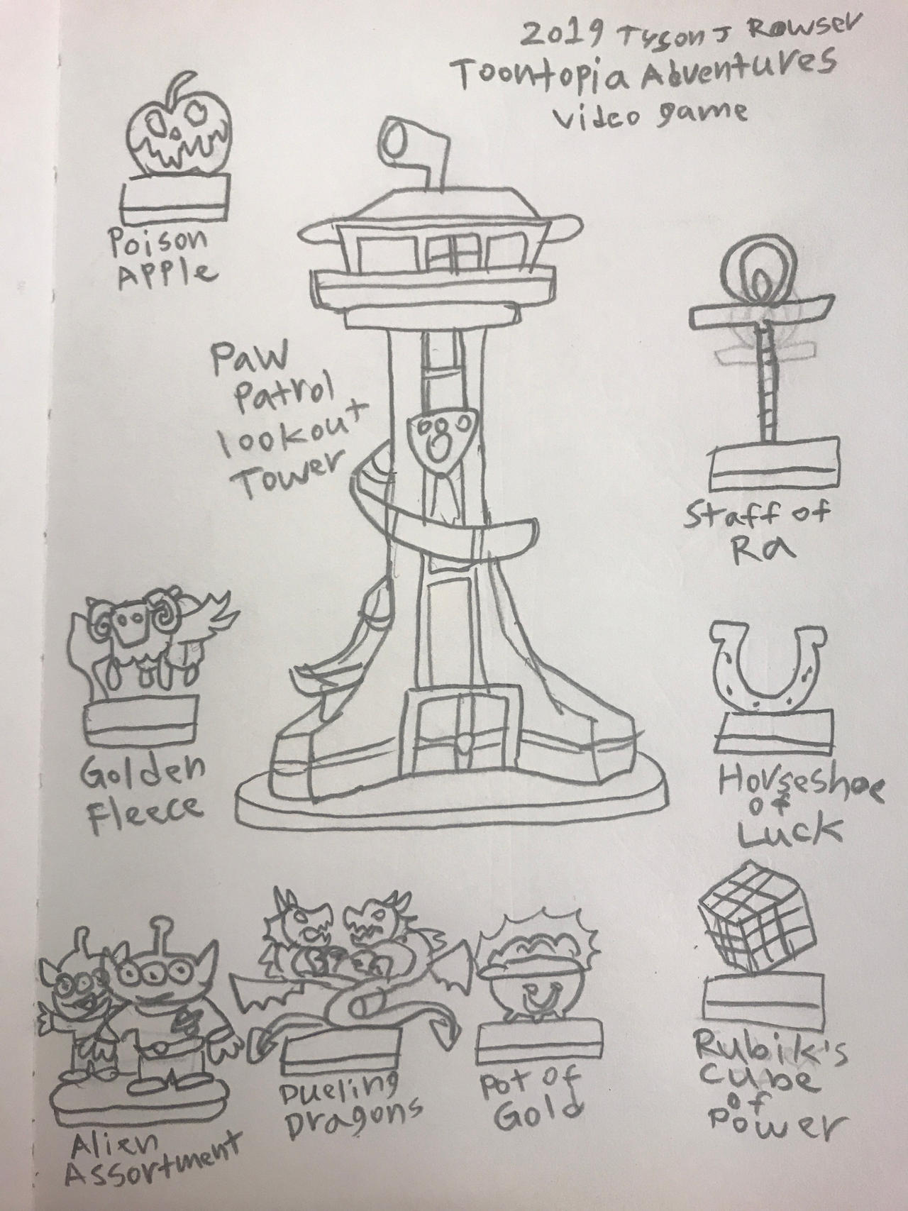 Paw patrol lookout tower and bonus items by rowserlotstudios on