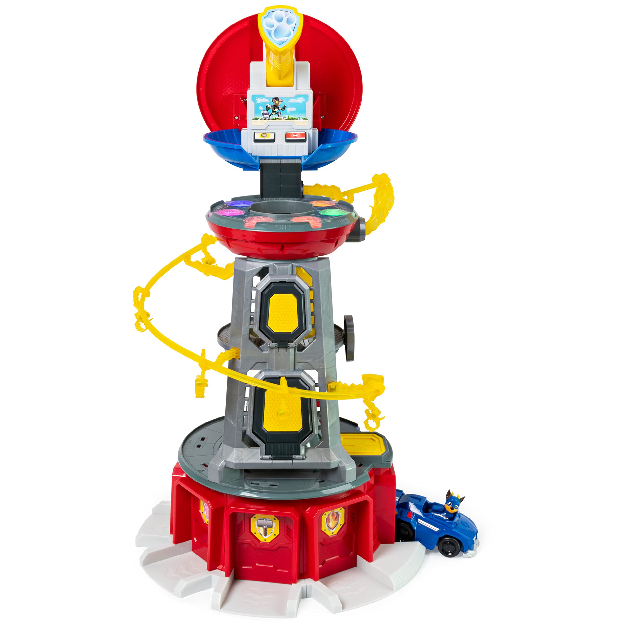 Paw patrol mighty pups lookout tower playset toys