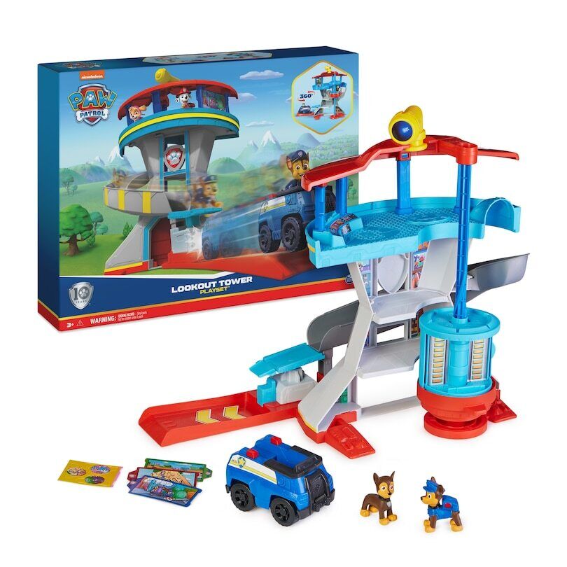 Paw patrol color multicoloured lookout tower playset