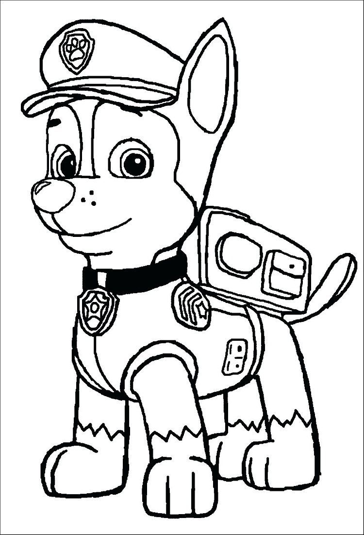 Marshall paw patrol coloring page paw patrol coloring colouring pages chase super spy book pdf