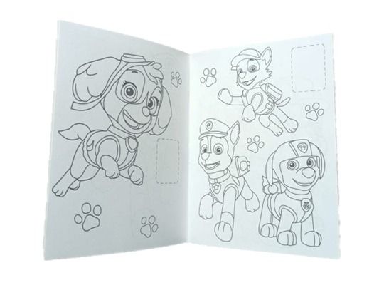 Â paw patrol coloring sticker book â limited sets â chase marshall rubble skye l color sticker booklet l children day hobbies toys stationery craft occasions party supplies on