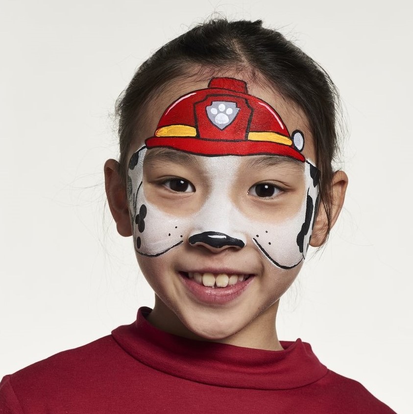 Paw patrol face paint for kids