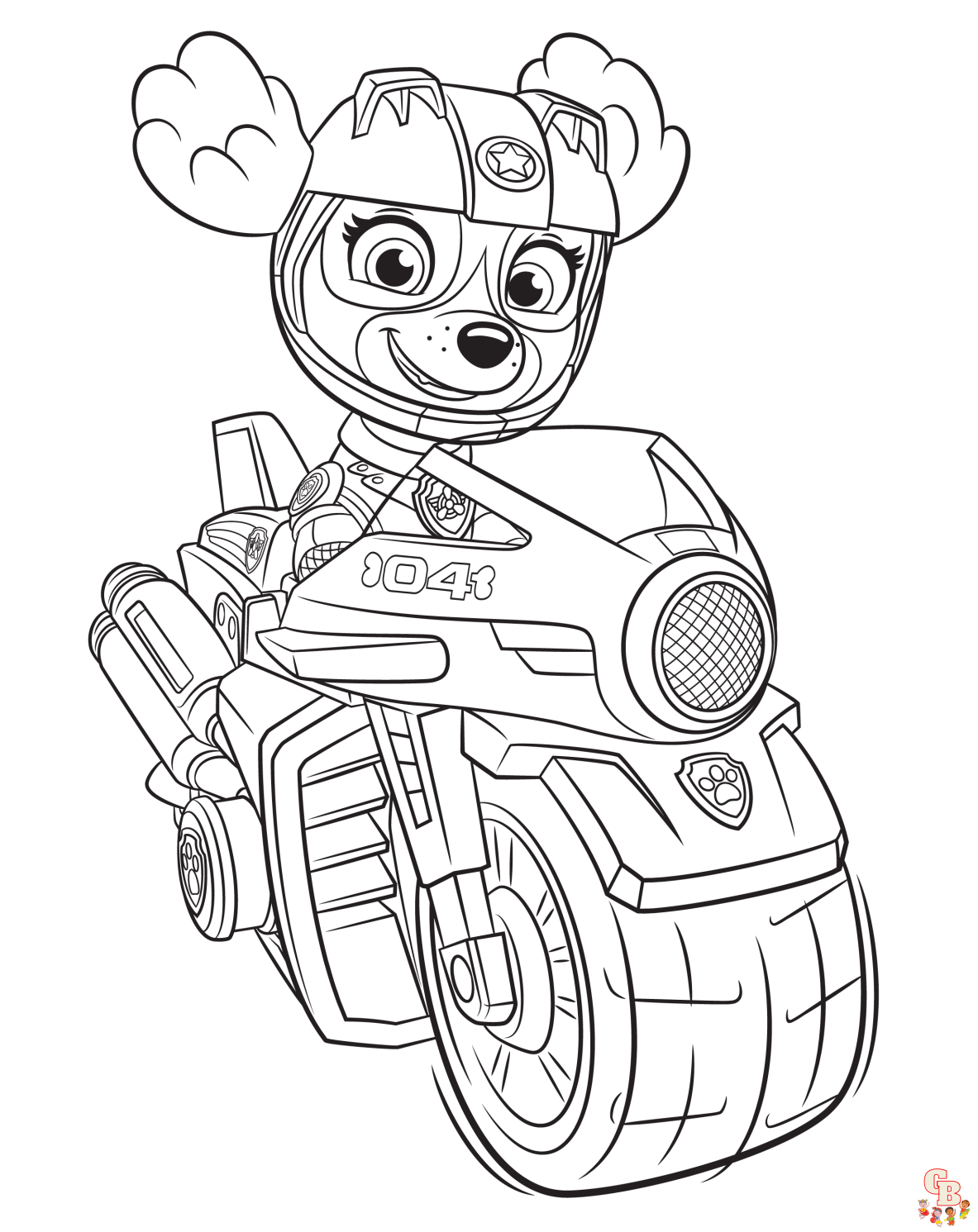 Mighty pups coloring pages printable and free sheets for kids