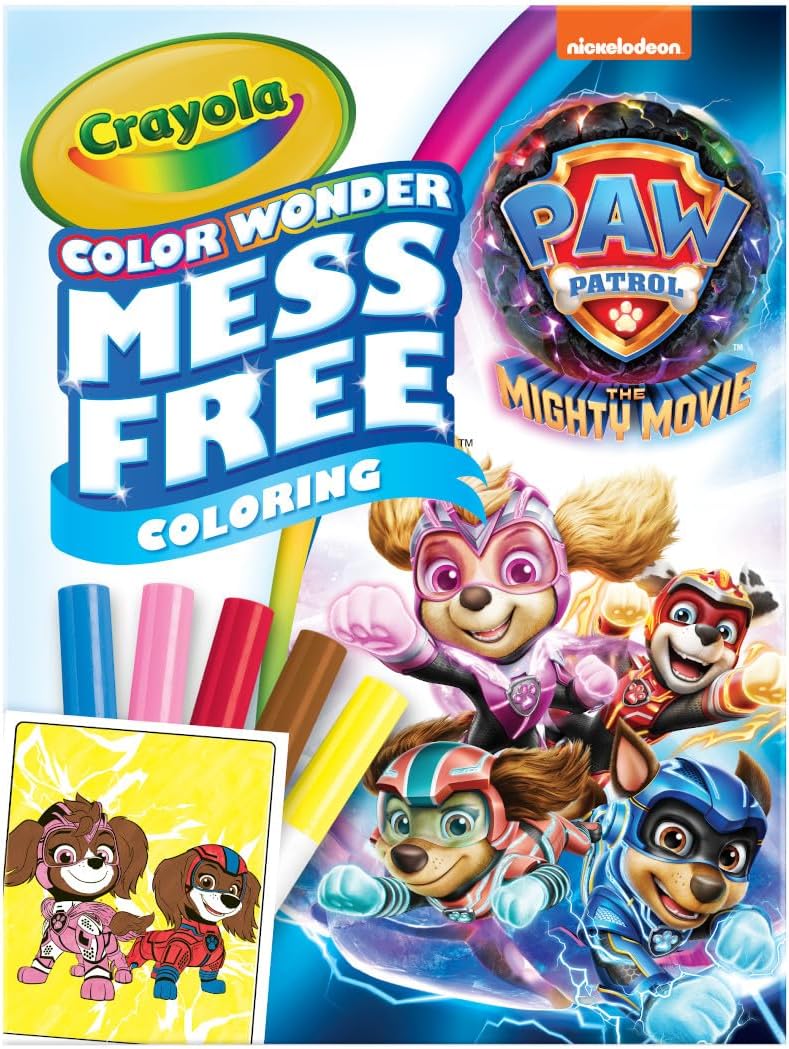 Crayola color wonder paw patrol mighty movie el salvador