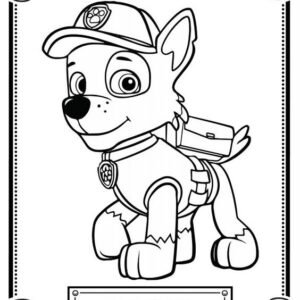 Paw patrol coloring pages printable for free download