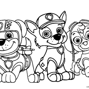 Rocky paw patrol coloring pages printable for free download